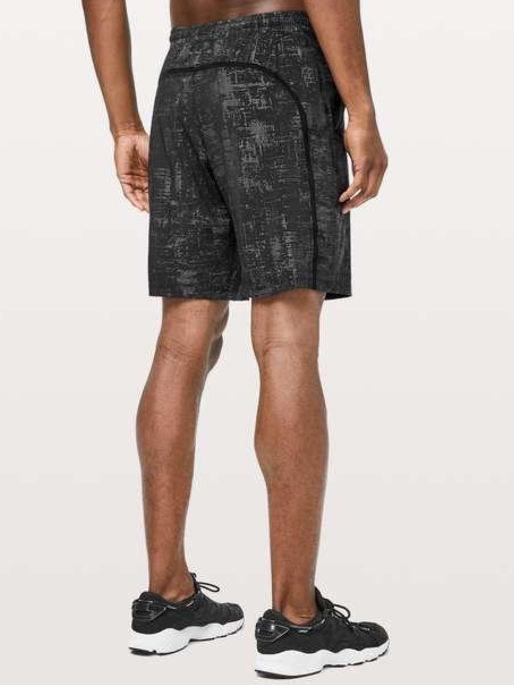 Lululemon Pace Breaker 7” Lined Shorts Black Gray Men’s L